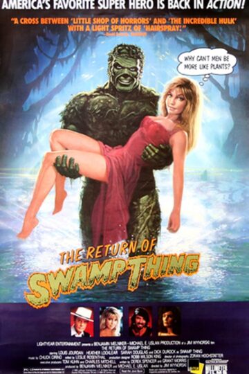 A Volta do Monstro do Pântano – The Return of Swamp Thing 1989 brazuca trash