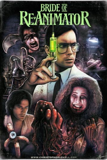 Bride of reanimator poster brazuca trash